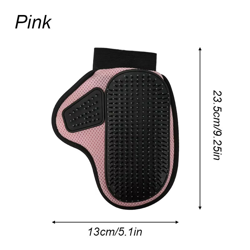 Cat Hair Removal Glove Pet Supplies Bath Massage Jerking Gloves Cat Dog Massage Bathing Cleaning Grooming Supplies Silicone Hair Sticking Removal Brush Treyfe