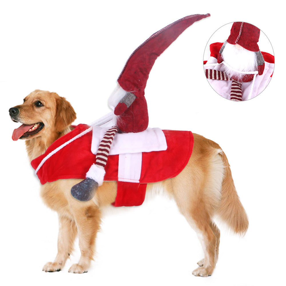 Pet Christmas Riding Transformation Costume Pet Products Costumes Cosplay Treyfe
