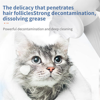 Automatic Foaming Dog Cat Bath Brush Dog Shampoo Brush With Soap Dispenser Electric Pet Grooming Massage Brush Pet Bath Brush Scrubber Comb For Dog Cat Pet Products Treyfe