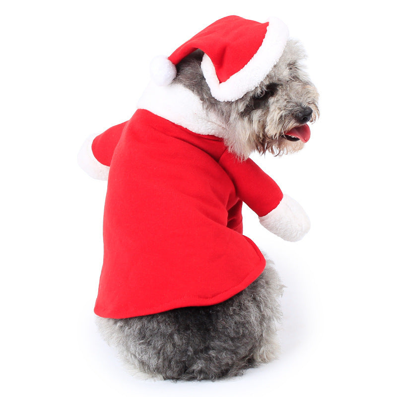 Pet Christmas Decoration Costume Pet Standing Costume Treyfe