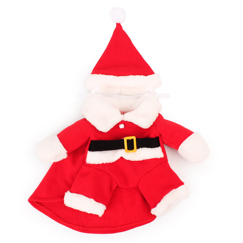 Pet Christmas Decoration Costume Pet Standing Costume Treyfe