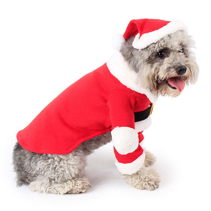 Pet Christmas Decoration Costume Pet Standing Costume Treyfe