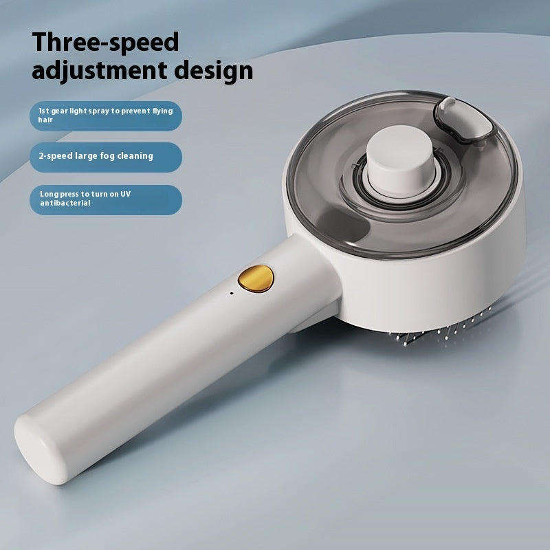 Animal Hair Remover Brush Dog And Cat Steam Brush Pet Self Cleaning Dog Brush Grooming Removes Cat Hairs Cat Dog Accessories Pet Products Treyfe