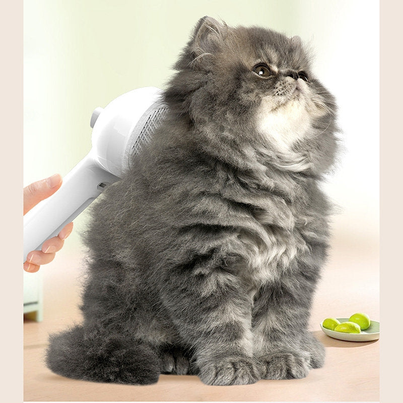 Pet Comb Self Cleaning Pets Hair Remover Brush For Dogs Grooming Tools Dematting Comb Built-in Mist Humidifier Pet Products Treyfe