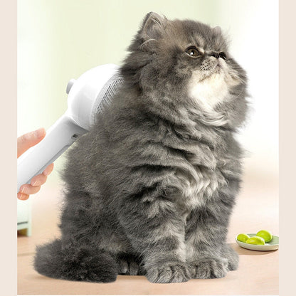 Pet Comb Self Cleaning Pets Hair Remover Brush For Dogs Grooming Tools Dematting Comb Built-in Mist Humidifier Pet Products Treyfe