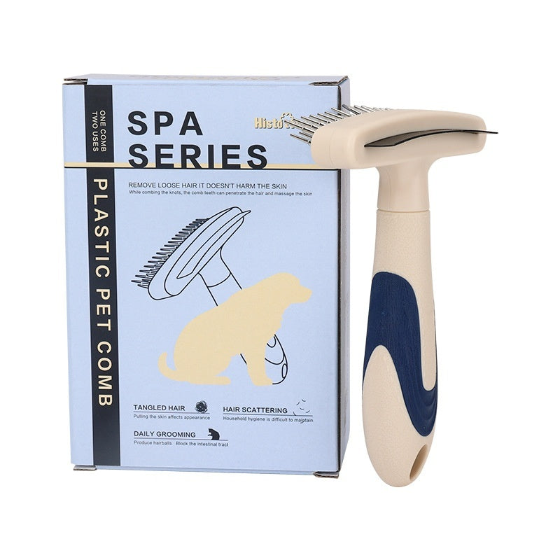 Pet Grooming Brush For Removing Loose And Dead Hair And Detangling Fur Treyfe