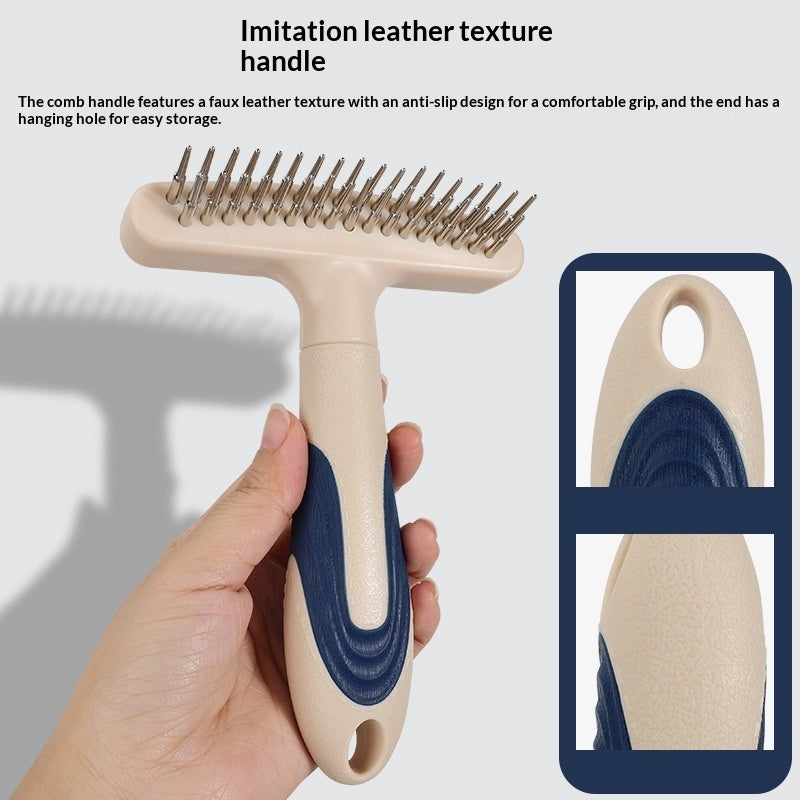 Pet Grooming Brush For Removing Loose And Dead Hair And Detangling Fur Treyfe