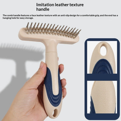 Pet Grooming Brush For Removing Loose And Dead Hair And Detangling Fur Treyfe