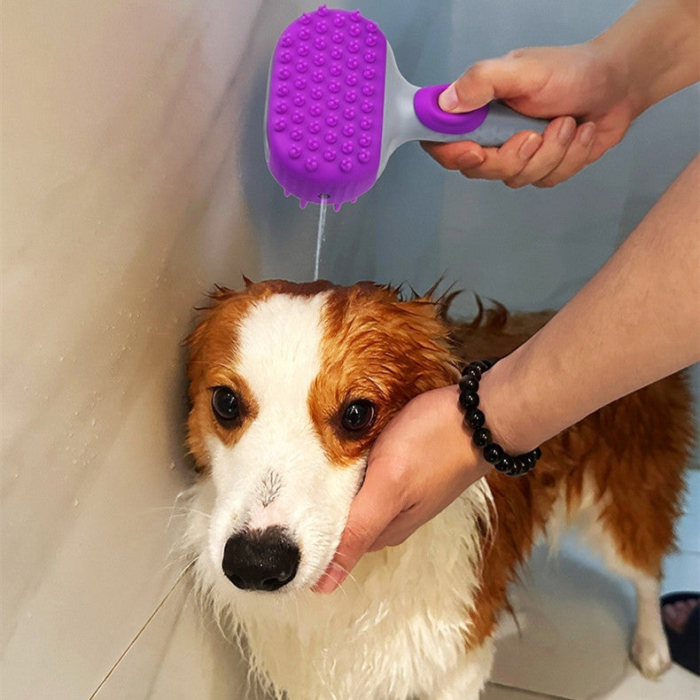 Pet Shower Brush Dog Bath Float Hair Cleaning null