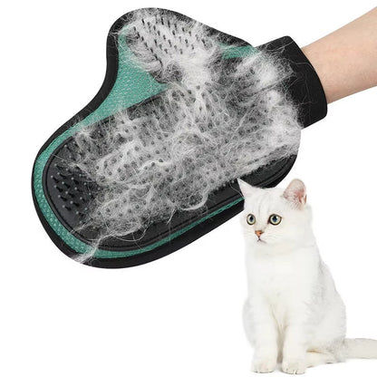 Cat Hair Removal Glove Pet Supplies Bath Massage Jerking Gloves Cat Dog Massage Bathing Cleaning Grooming Supplies Silicone Hair Sticking Removal Brush Treyfe