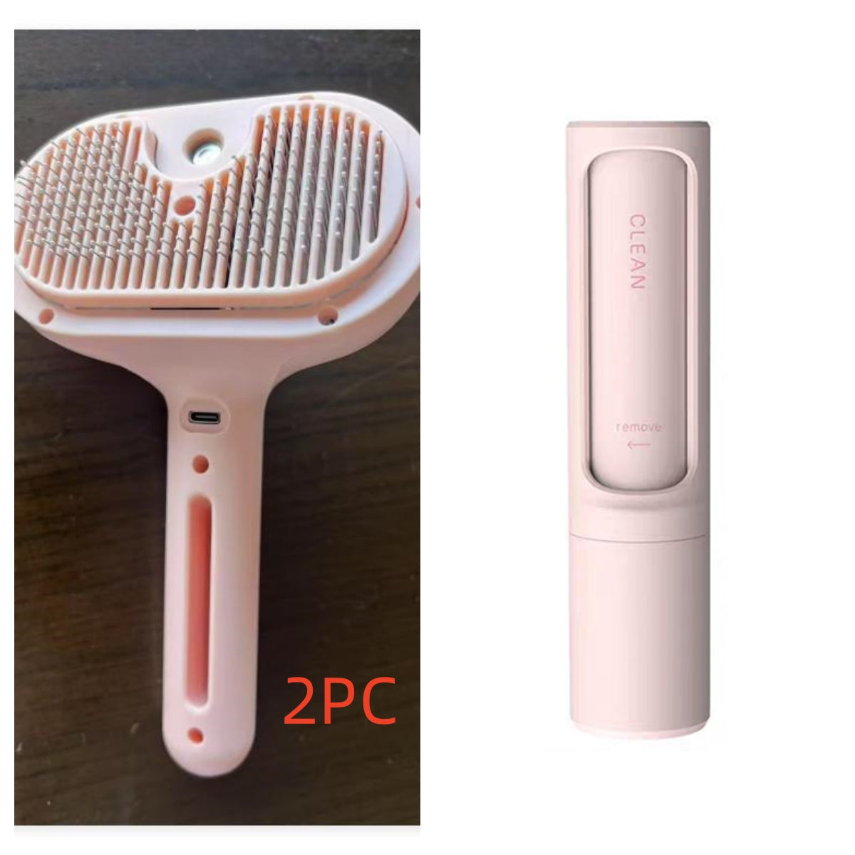Pet Comb Self Cleaning Pets Hair Remover Brush For Dogs Grooming Tools Dematting Comb Built-in Mist Humidifier Pet Products Treyfe