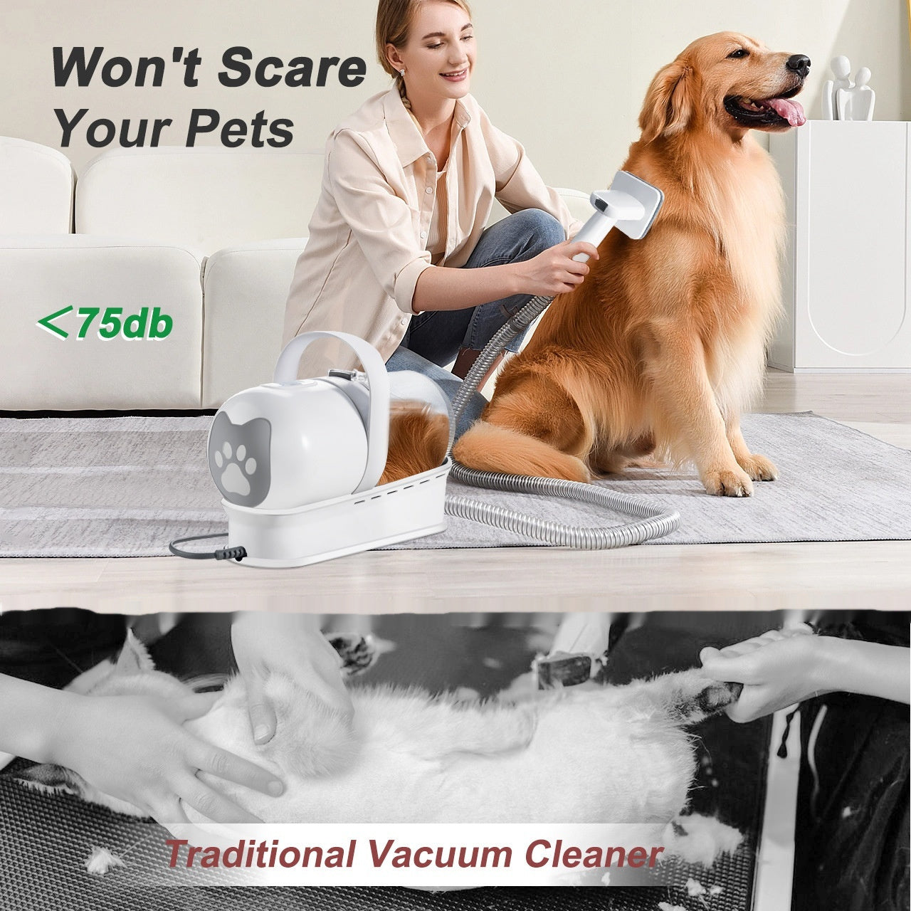 Vacuum Trimming 7-in-1 Multifunctional Pet Grooming Device null