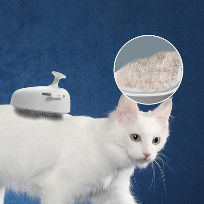 Cat Steam Brush For Shedding Self Cleaning Cat Brush With Steam Rechargeable Pet Steam Brush Mist Brush Comb For Indoor Cats Cat Hair Brush Steamy Cat Brush For Short Long Haired Pets Treyfe