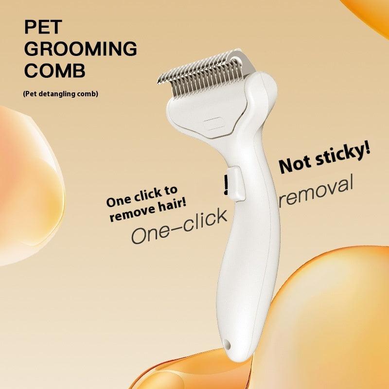 Pet Hair Unknotting Comb Cat Comb Floating Hair Comb Treyfe
