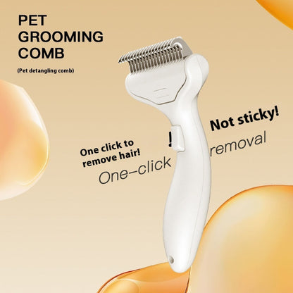 Pet Hair Unknotting Comb Cat Comb Floating Hair Comb Treyfe