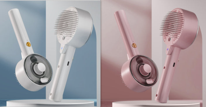 Animal Hair Remover Brush Dog And Cat Steam Brush Pet Self Cleaning Dog Brush Grooming Removes Cat Hairs Cat Dog Accessories Pet Products Treyfe