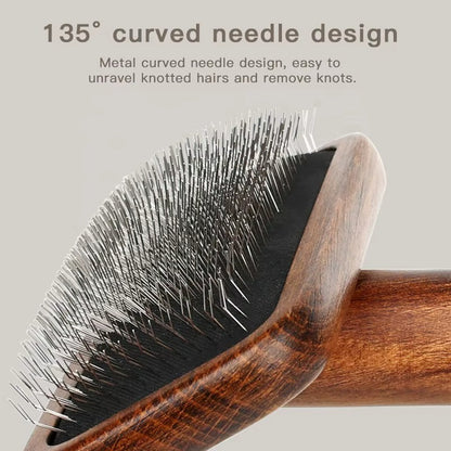 Pet Brush For Removing Loose Fur Cat Grooming Needle Comb Treyfe