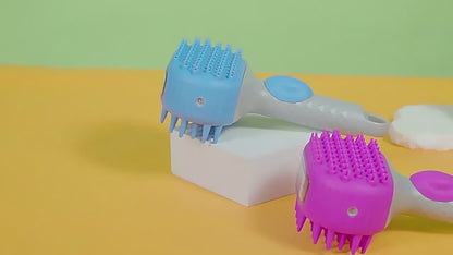Pet Shower Brush Dog Bath Float Hair Cleaning